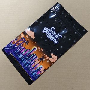 Buy cheap Cityscape-Printed Child-Resistant Pouch ISO 8317 Certified Scratch-Proof UV Ink EN 14375 Compliant from wholesalers