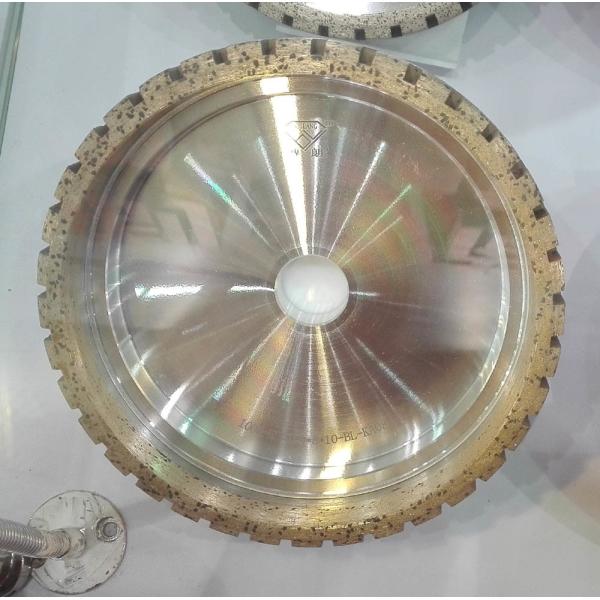 Quality Diamond wheels for glass beveling machine, with outside segment for sale