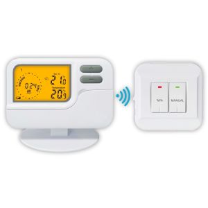 Buy cheap Dimensions of Receiver 86 X 86 X 26 Mm Wireless PTAC Thermostat 7 Day Programmable Compatible with Multiple HVAC Systems from wholesalers