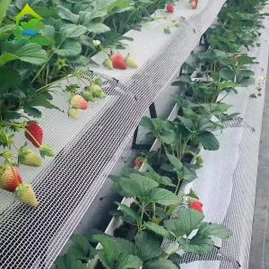 Buy cheap Multilayer Structure A-frame PVC Planting Troughs Greenhouse Strawberry Growing from wholesalers