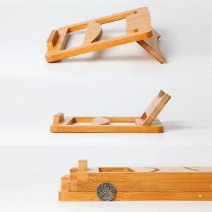 Buy cheap Foldable Adjustable Bamboo Laptop Stand Tablet Holders Oem from wholesalers
