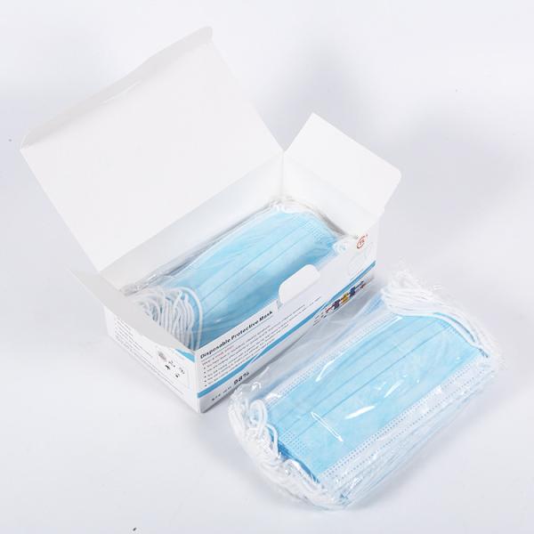 Quality Mouth Protection Respiratory Shield 3 ply Disposable Face Mask for sale