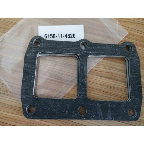 Buy cheap part No. :6150-11-4820 / 6150-11-4821 GASKET AIR INTAKE MANIFOLD AND CONNECTION use for komatsu engine 6D125 from wholesalers
