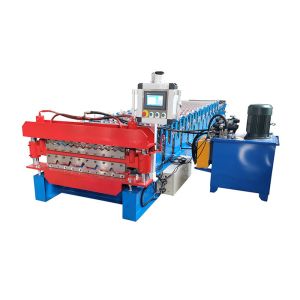 5.5kw 13rows Two Deck Light Steel Keel Roll Forming Machine for 0.45-0.8mm PPGI