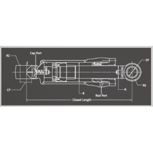 sumitomo hydraulic cylinder excavator spare part LS280EJ