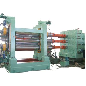 Buy cheap Four Roller Rubber Calender Machine With PLC Control Plate For Calendering Textile Conveyor Belt from wholesalers