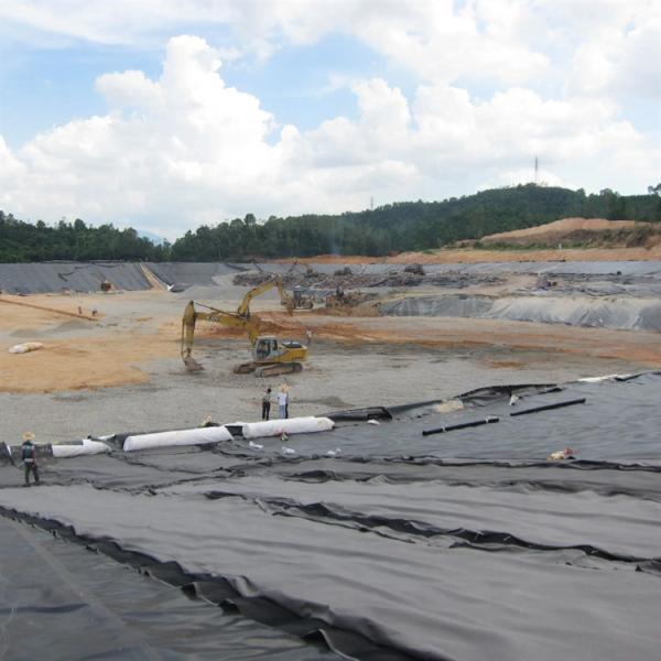 Smooth HDPE Liner Geomembrane for Fish and Shrimp Ponds Density 0.940g/cm3 Width