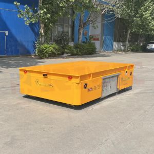 Buy cheap Material Handling Equipment Remote Control Wireless Industrial Trackless Electric Transfer Cart from wholesalers