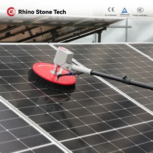 20m Pipe Rotating Solar Panel Cleaning Brush OEM Single Disc PV Clean Machine