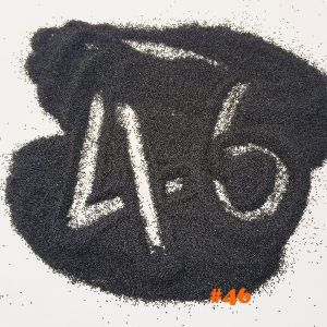 Buy cheap 46 Sandblasting Wheel Black Fused Alumina 9.0 Mohs Aluminum Oxide Sandblasting product