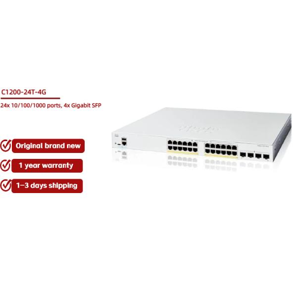 Quality C1200 Series 24x 10/100/1000 Ethernet Switch with 4x Gigabit SFP and Layer 3 Switching for sale