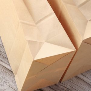 Buy cheap Kraft Biodegradable Disposable Tableware Candy Paper Bag Without Handle BSCI from wholesalers