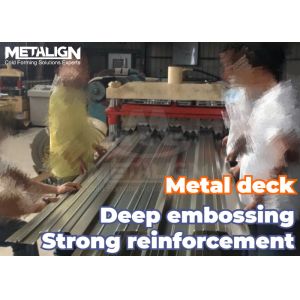 Buy cheap Embossed Roll Former Machine For Concrete Bonding Floor Decks from wholesalers