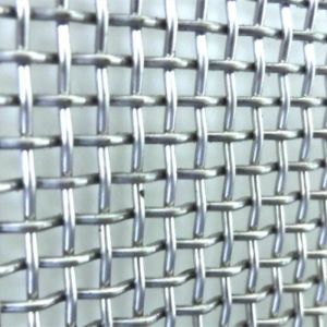 Architectural Decorative Black Coated Crimped Wire Mesh in 5 cm Roll of 65mn and