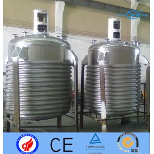 Buy cheap Food Grade Electrochemical Stir Tank Bioreactor / White Latex Melting Dissolving Tank from wholesalers