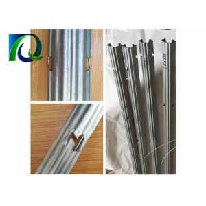 Light Metal Line Vineyard Posts , 2.4M Steel Grape Stakes 120G/M2 Hot Galvanized