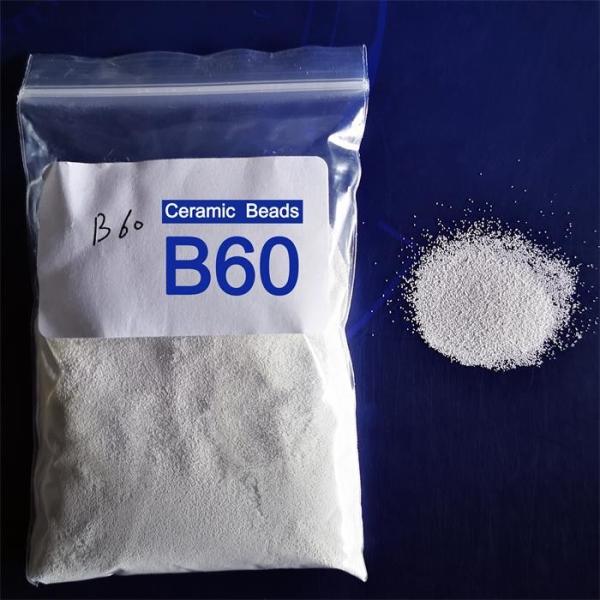 B60 Ceramic Bead Blasting Abrasive 0.150-0.300 For Alu Alloy Parts Sandblasting