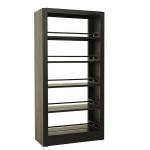Buy cheap 80kg / Layer Double Sided Movable Bookcase Metal Shelves from wholesalers