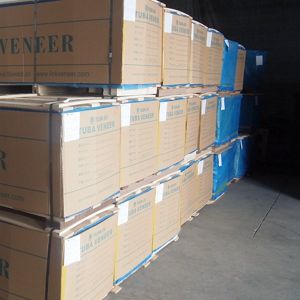 Decoration Engineered Black Walnut Wood Veneer X643 Straight Grain Light Color