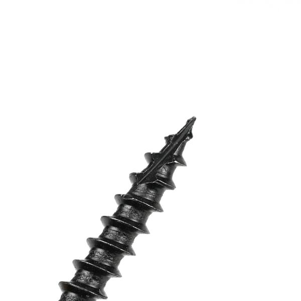 Black Finish Stainless Steel Chipboard Screw Coated Decking Customized for