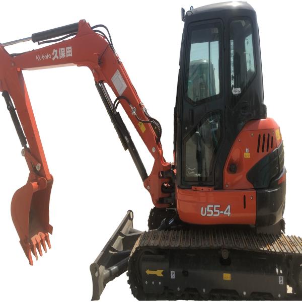 Mini Second Hand Excavator 5.5 Ton Kubota U55 Used Excavator with Original