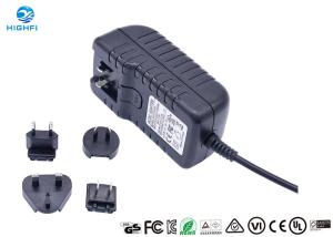 Buy cheap 12V 2A Multi Plug Interchangeable Plug Power Adapter For CCTV Camera Monitor product