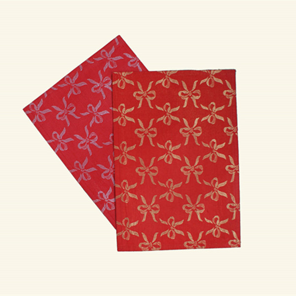 Buy cheap 100% polyester jacquard placemat with gold thread -X‘mas design from wholesalers