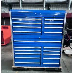 Car Repair Garage Workshop Storage 19 Drawer Rolling Tool Cabinet Trolley with