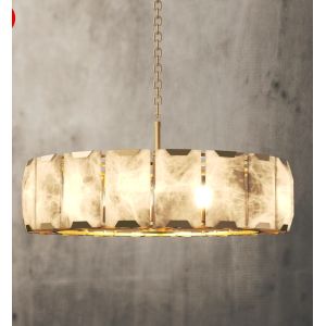 Buy cheap 800mm Circular Round Alabaster Chandelier Harlow Alabaster Chandelier product