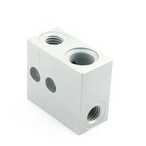 Buy cheap Customized Metal Hydraulic Blocks Metal Processing CNC Machining Parts from wholesalers