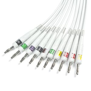 Buy cheap Compatible GE ECG Diagnostic Cable 10Lead IEC Banana for GE AM4,AM5, CASE 12,CASE 15,CASE 16,CENTRA MAC12 from wholesalers