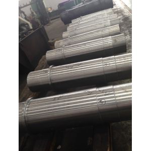 Buy cheap Forging Spline Heavy Customized Steel Alloy Steel Forging Shaft from wholesalers