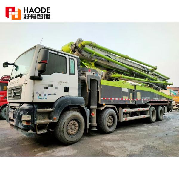 Buy cheap 56m Scania Construction Machinery Concrete Equipment Concrete Placing Boom Beton Pumping Machine Used Concrete Pump Truck from wholesalers