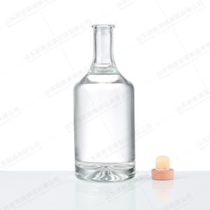 Buy cheap Glass Wine Bottle 750ml for Customized Logo Spirit Vodka Whiskey Rum Gin Various Sizes from wholesalers