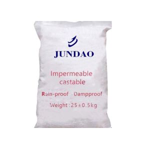 Gray Dense Castable Refractory / Penetration Proof Kiln Insulation Materials