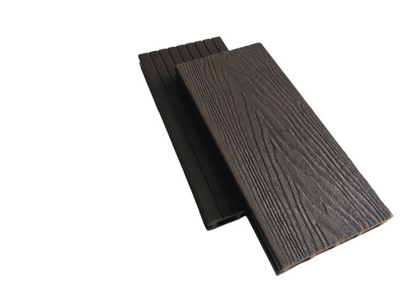 Quality 2.4m Natural Wood Looking 25mm 140mm Composite Decking Board for sale