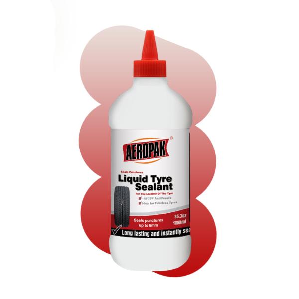 Quality 1000ml Aeropak Liquid Tyre Sealant for 6mm Leaks for sale