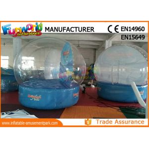 0.6mm PVC tarpaulin Inflatable Giant Snow Globe Ball for Christmas