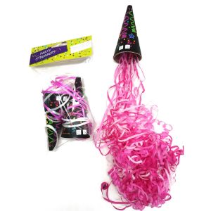 Buy cheap Eco Friendly Pull Pop Pink Paper Hand Throw Streamer from wholesalers