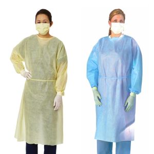 Buy cheap ODM PP Nonwoven Disposable Isolation Gowns With Elastic Cuff from wholesalers