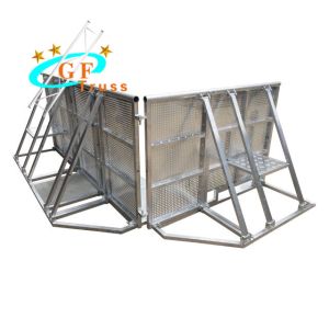 Buy cheap Aluminium Stage Barriers Explosion Proof Concert Fence Galvanized Iron Material from wholesalers