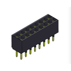 Female Header Connector 2.54mm Dual Row Dip TYPE 2*2PIN To 2*40PIN H=6.80mm