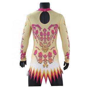 Buy cheap Rhythmic Cool Gymnastics Leotards Sublimation Printing With Back Invisible Zipper from wholesalers