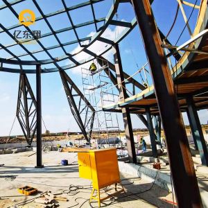 Custom Steel Truss Roof Warehouse Q235B Q355B Prefabricated Structure