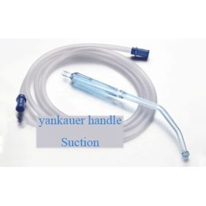 Sterile Surgical Yankauer Handle Suction Tube Medical Disposable With CE ISO