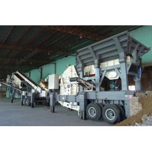 Buy cheap Width 3110mm Metallurgy 450t/H Mobile Impact Crusher from wholesalers