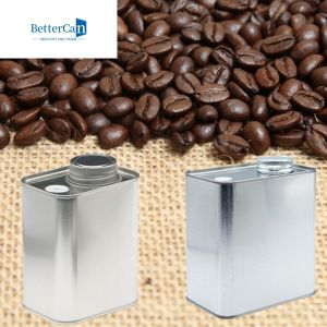 Buy cheap 200g Metal Tea Canisters Empty 8 Oz Tin Containers 116x60x100mm With Valve from wholesalers