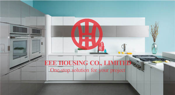 Customized Modern Lacquer Kitchen Cabinet with Excellent Design and Quality MOQ