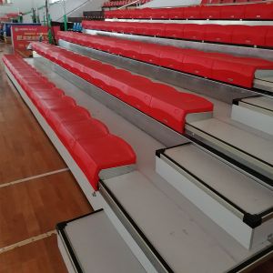 Buy cheap HDPE Retractable Bleacher Retractable Auditorium Seating For Stadium from wholesalers