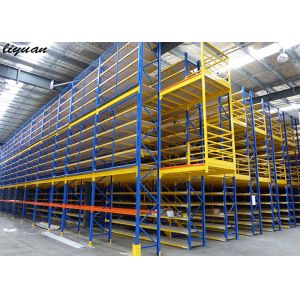 Buy cheap Warehouse Storage Mezzanine Racking System Powder Coated Surface Stable from wholesalers
